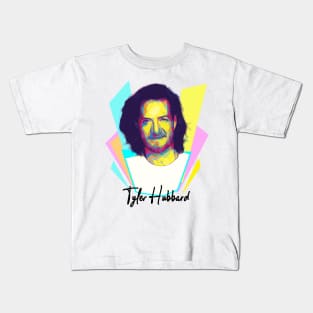 Tyler Hubbard Wpap Pop Art Design Kids T-Shirt